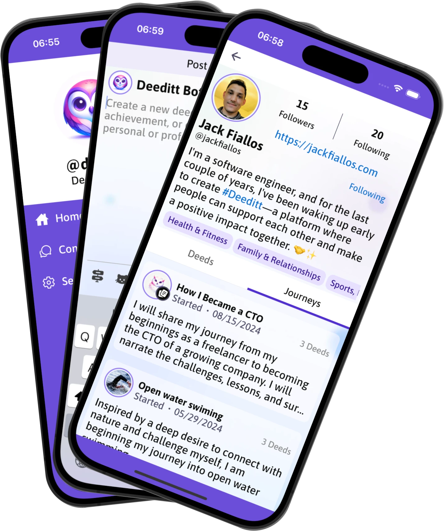 Deeditt - Red social de experiencias auténticas